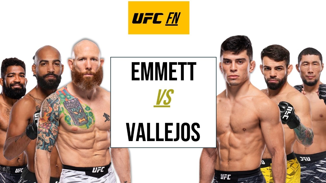 Разбор каждого бойца UFC FN Эмметт против Вальехоса (и прогнозы)