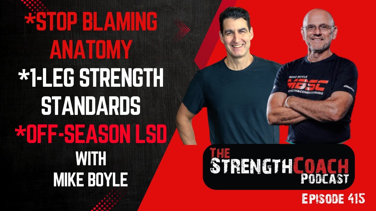 Stop Blaming Anatomy: Fix ACL Risks with Strength - Mike Boyle on Episode 415 Strength Coach Podcast