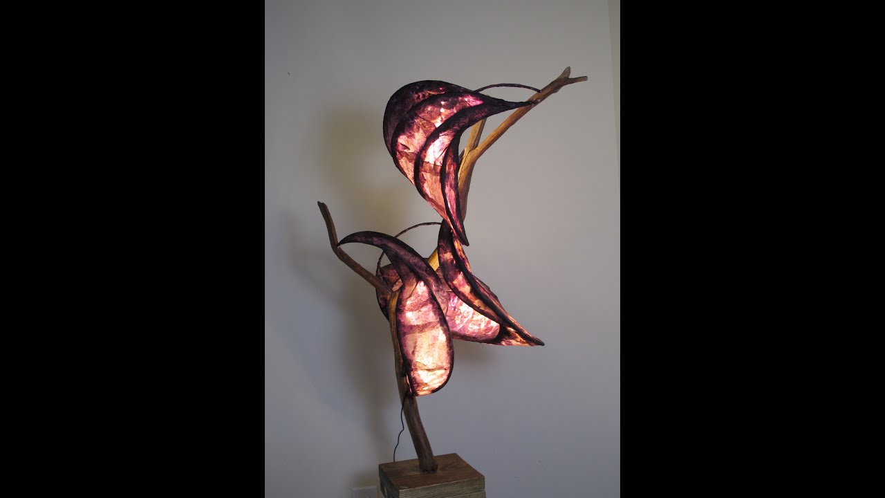 Untamed Tulips &ndash;Sculptural Luxury Lamp by Niksa Design | Handmade Nature-Inspired Lighting
