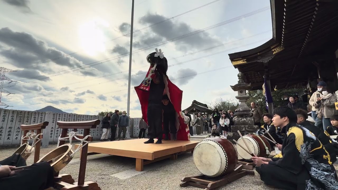 2026.1.1 渡池獅子組 住吉神社 元旦獅子 後段 [立巳.瑞貴][頌貫.別所]