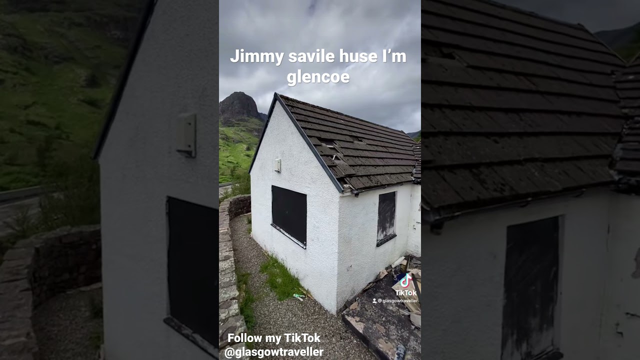 Passed by Jimmy saviles house in glencoe I had to stop and have a look