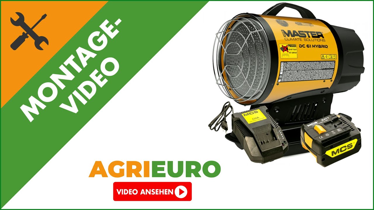 Montagevideo - Diesel Heizkanone Master DC 61 Hybrid - direkte Heizung