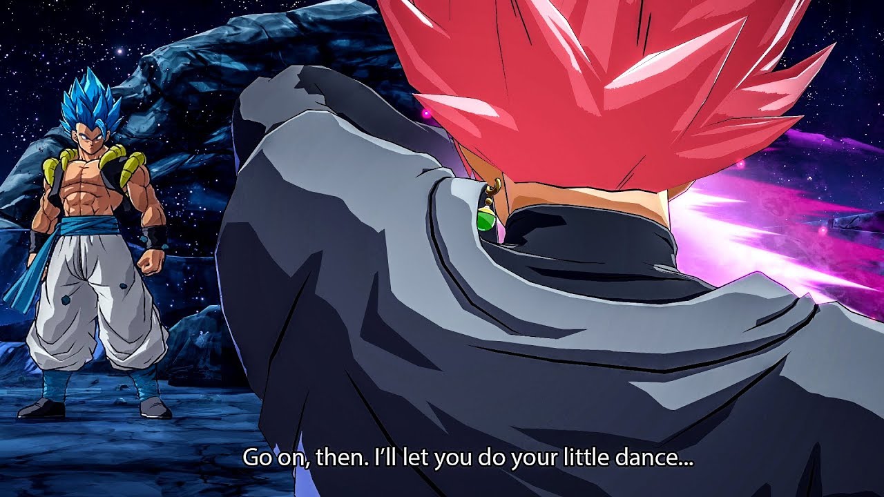GOGETA BLUE MEETS BEERUS & BLACK! DRAGON BALL FighterZ DLC  All Special Interactions & Unique Quotes