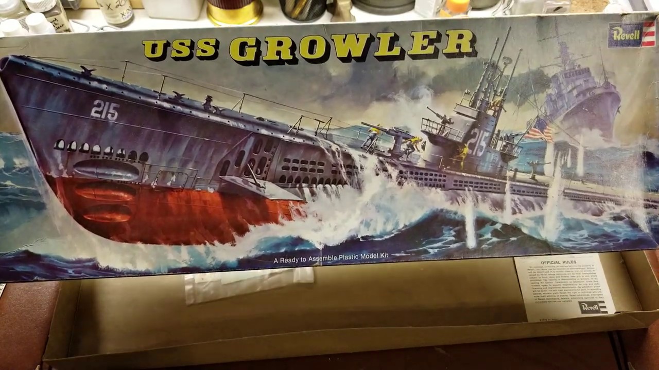 Revell Kit No. H-436 U.S.S. Growler ca. 1972