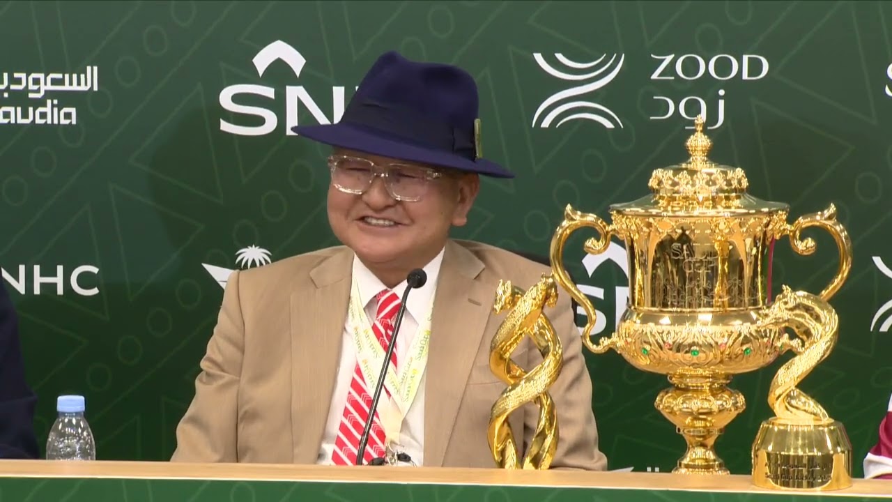 The 2025 Saudi Cup Press Conference - Ryusei Sakai ,Yoshito Yahagi & Masakazu Bando