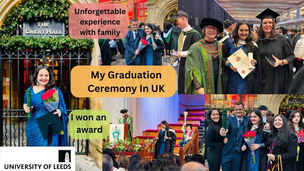 Graduation Day Vlog | Masters in UK | Won an Award | University of Leeds |MSc Management Consulting