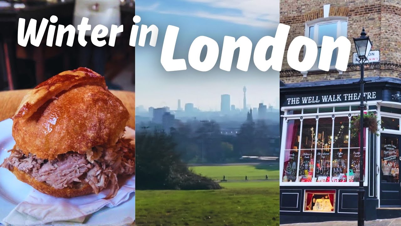 The Best Parliament Hill View! | Exploring Hampstead & Food Finds | Cosy POV winter walk