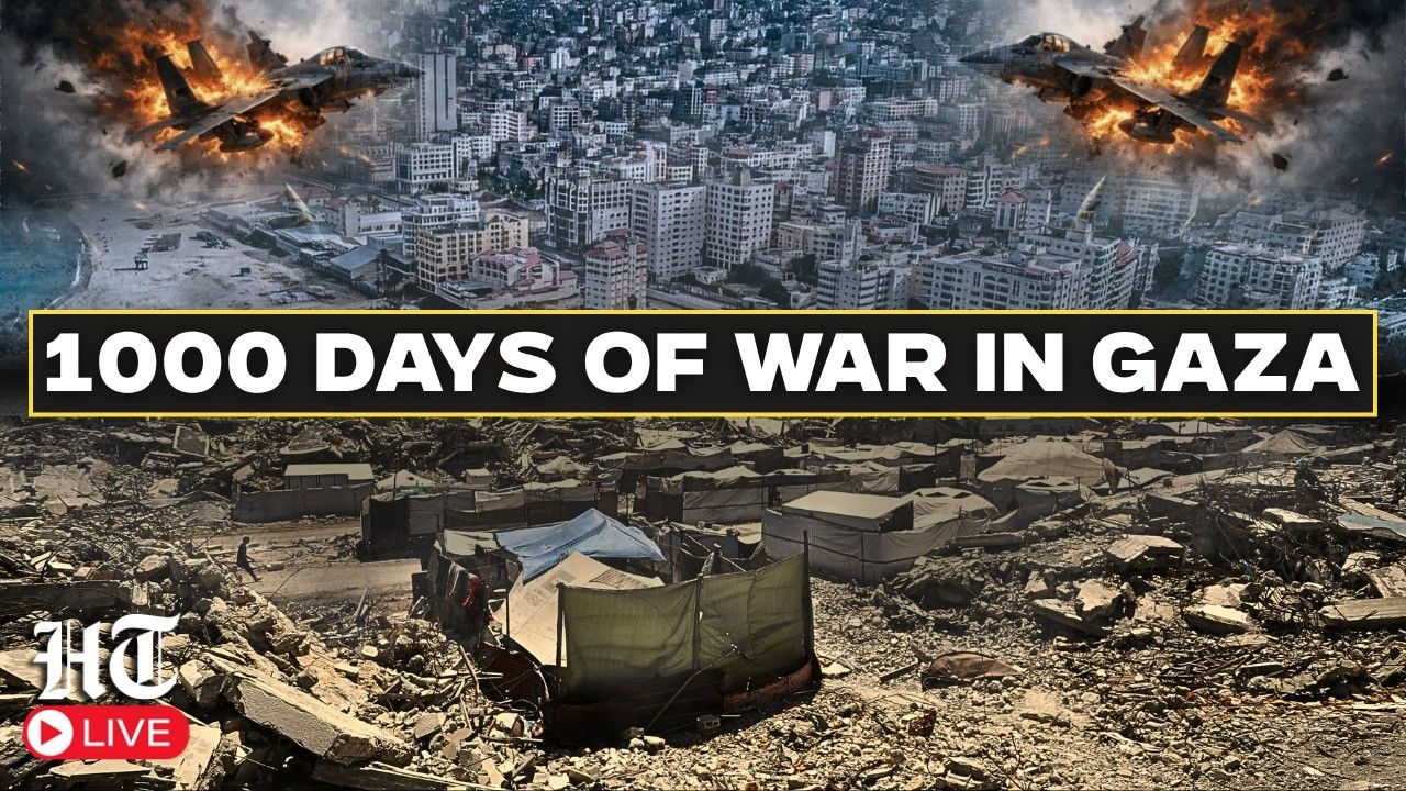 LIVE: Gaza Marks 1,000 Days of War as Ceasefire Hopes Hang in the Balance | Israel | Hamas