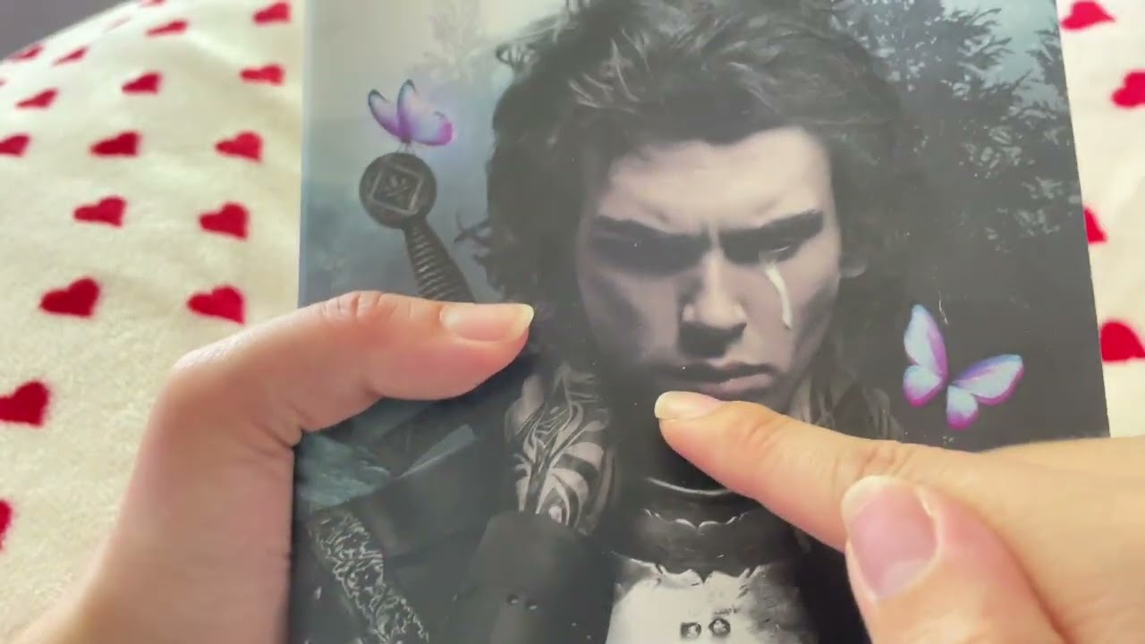 ASMR Tracing (lots of mouth sounds)