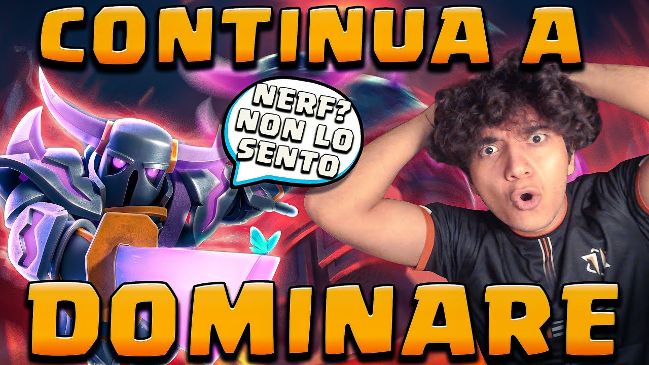 1&deg; in ITALIA con PEKKA EVO! VINCE DA SOLO😨... CARTA PI&Ugrave; FORTE su Clash Royale