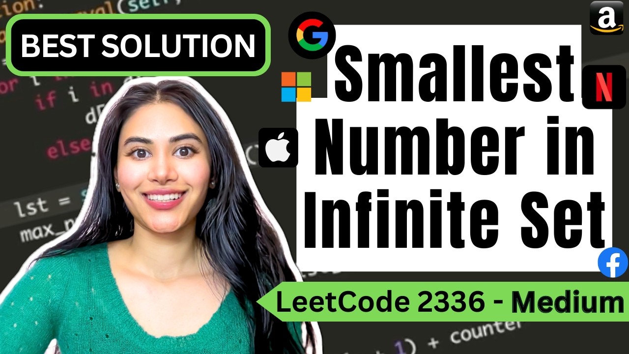 Smallest Number in Infinite Set 
