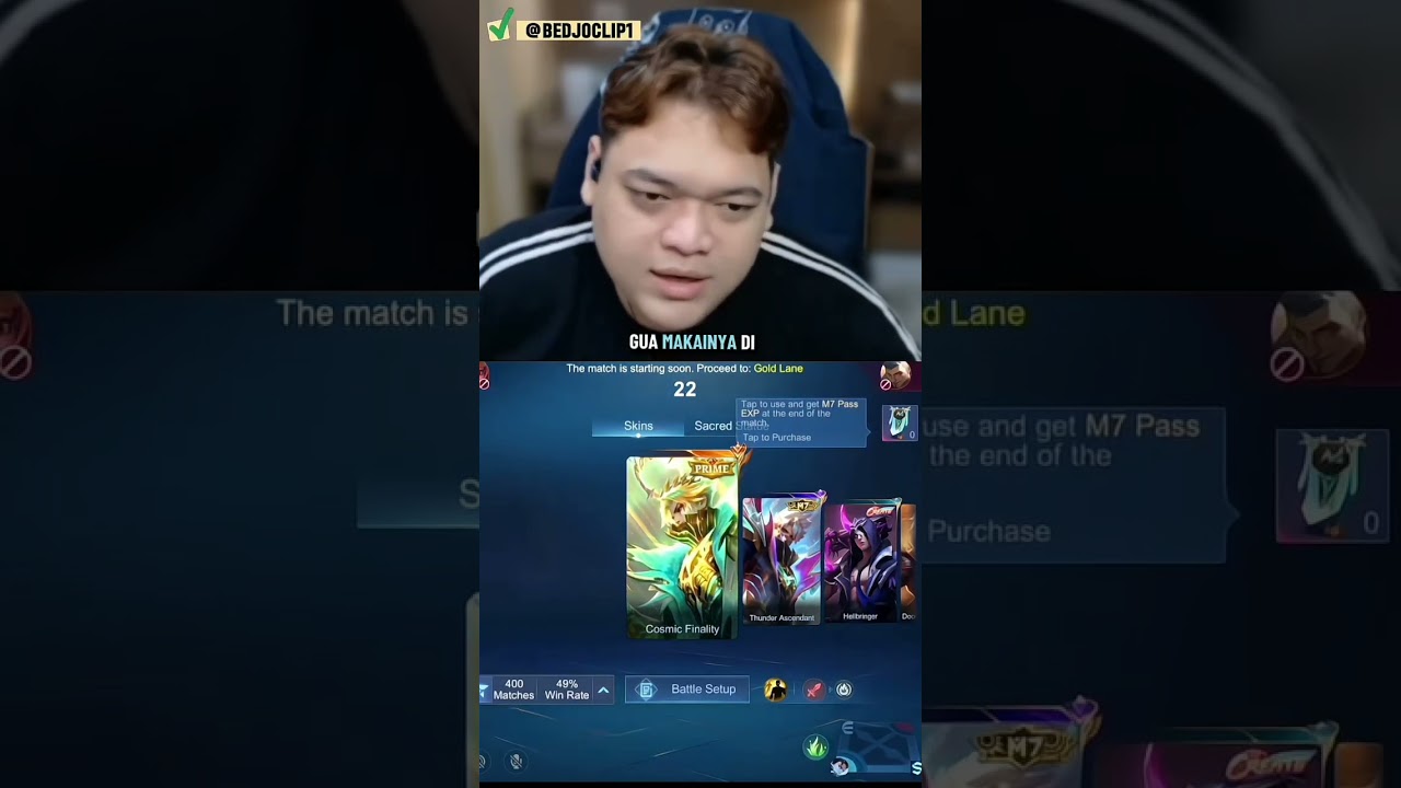 settingan gold lane dari budi @Caderaaonly 
