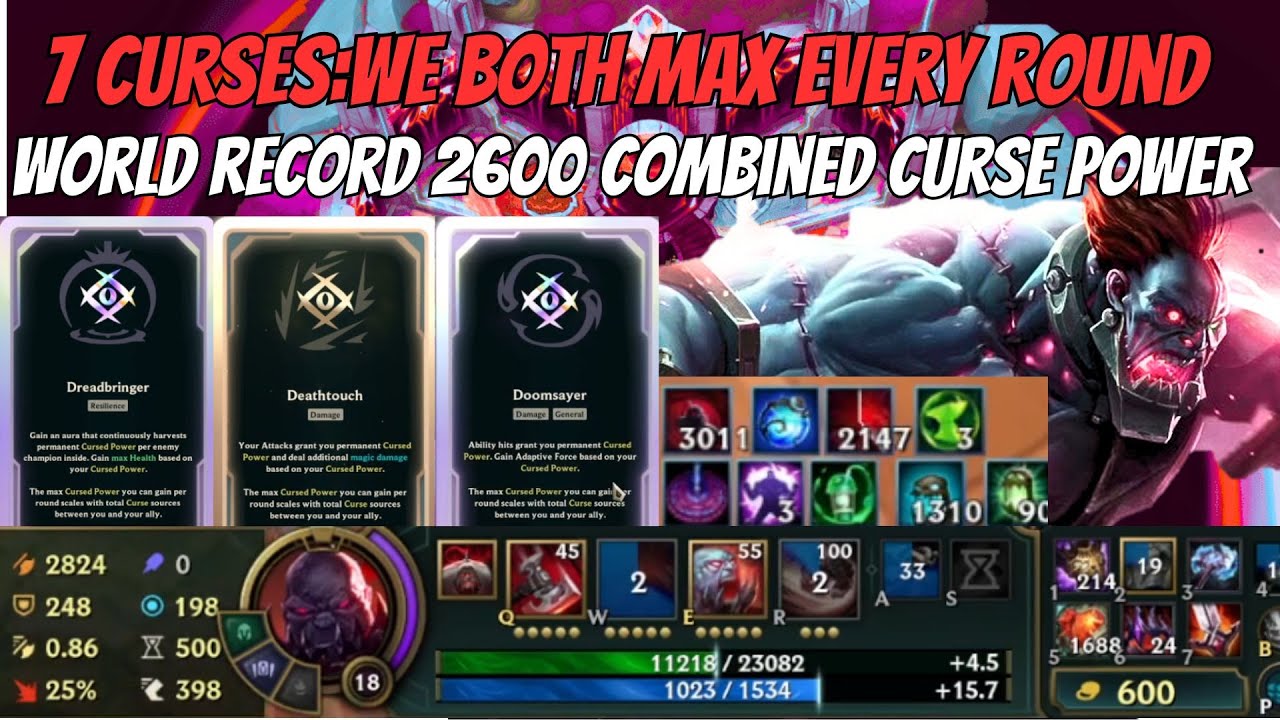 World Record: 2600 Curse Power | Both Players Maxed Curses Every Round! 7 Curse Game