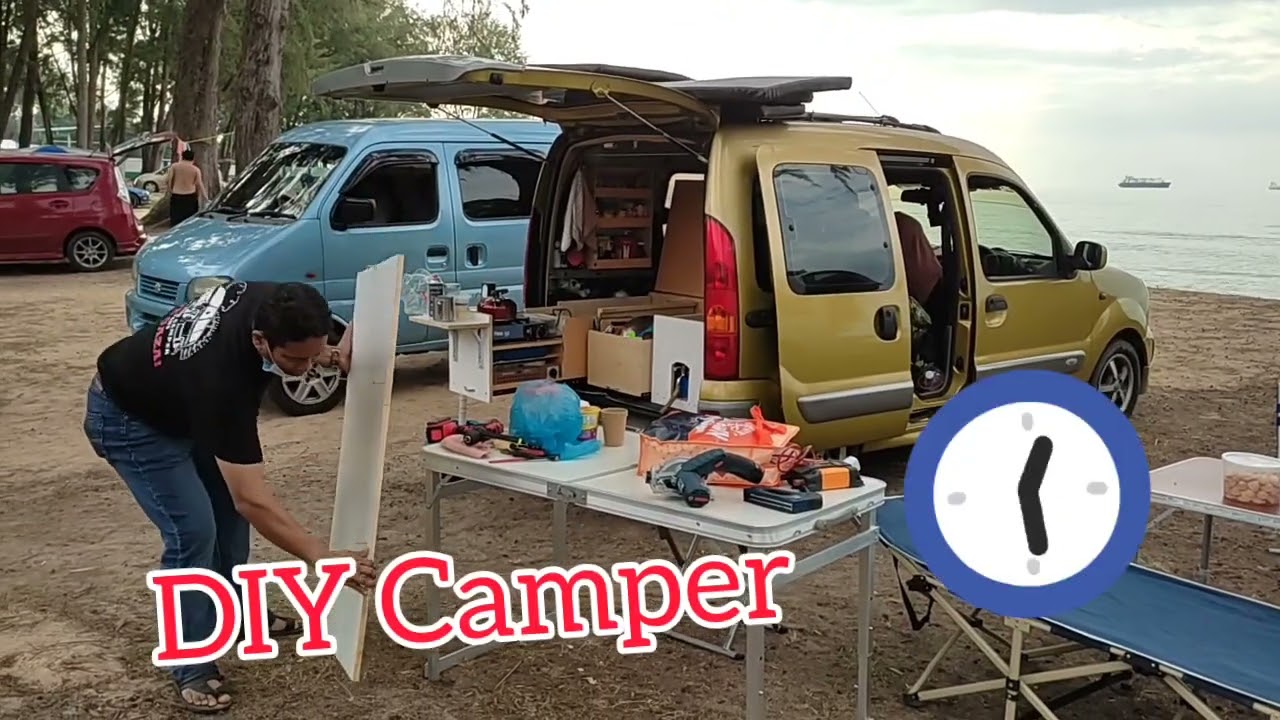 Camping di Pantai Cermin || Pantai Teluk Pelanduk, Port Dickson || Campervan, Campercar