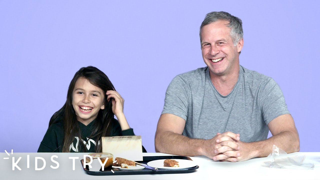 Fletcher Tries His Dad's Dorm Food | Kids Try | HiHo Kids