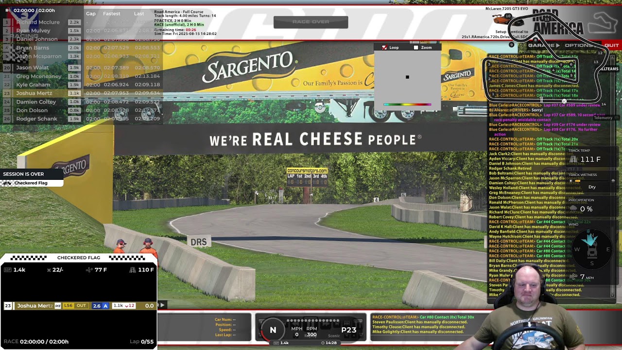 Majors Series Americas Region 2 Hours of Road America | McLaren 720s Evo GT3 | KINGSMEN Racing