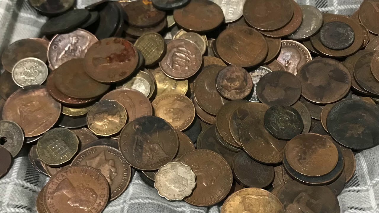 SILVER 2p coin found??? an old coin collection