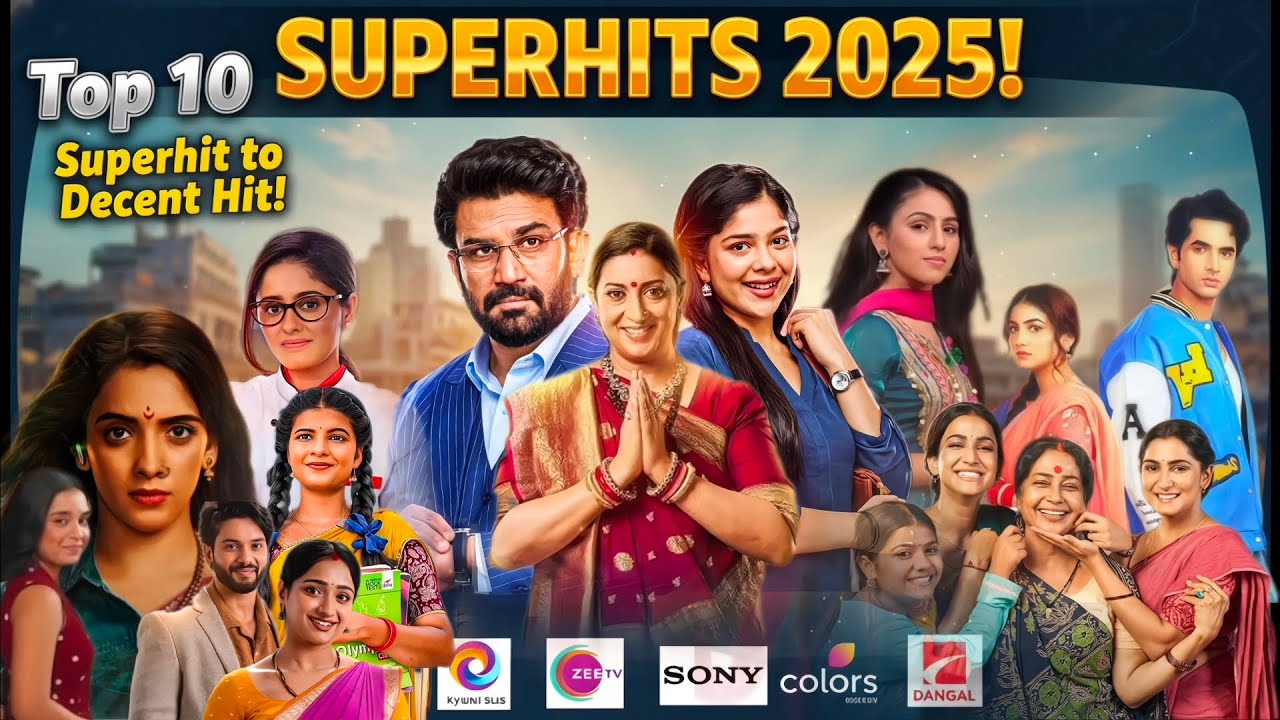 Top 10 Superhit to Decent Hit Hindi Serials of 2025 ✨ | TRP Kings Revealed