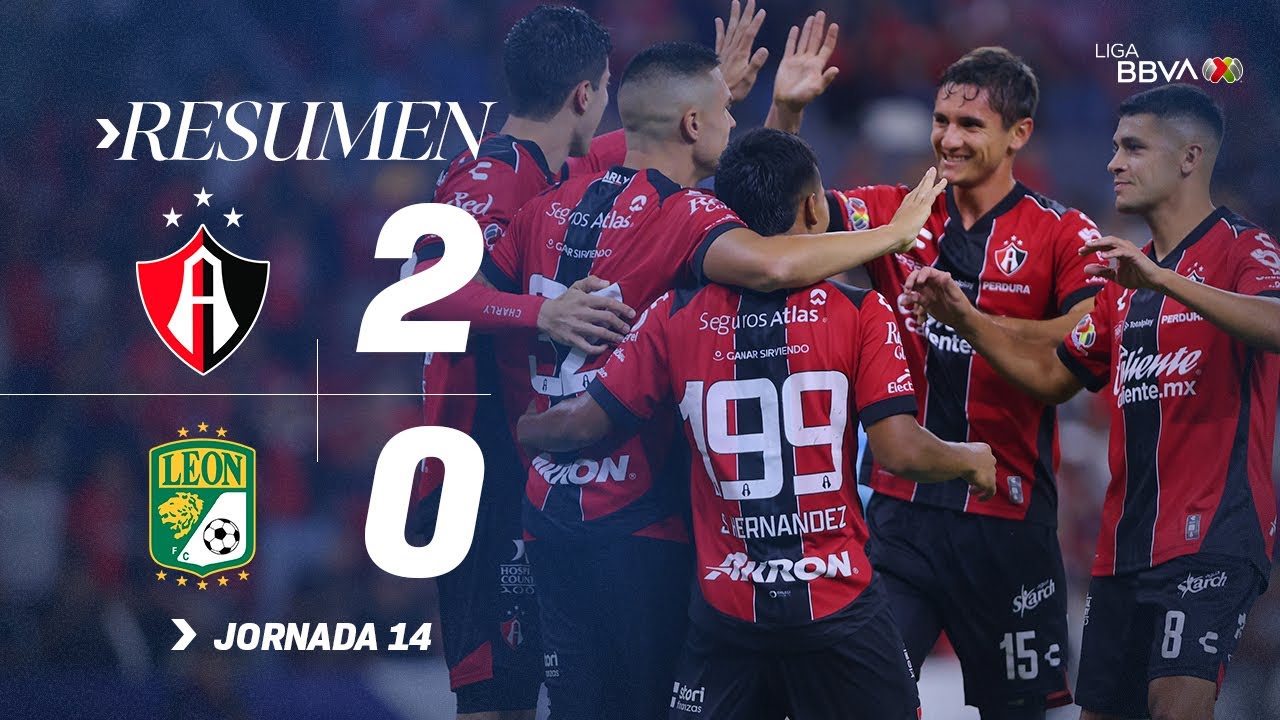 ATLAS 2-0 LE&Oacute;N J14 | Djuka aparece dos veces y le da la victoria a los Rojinegros sobre la Fiera