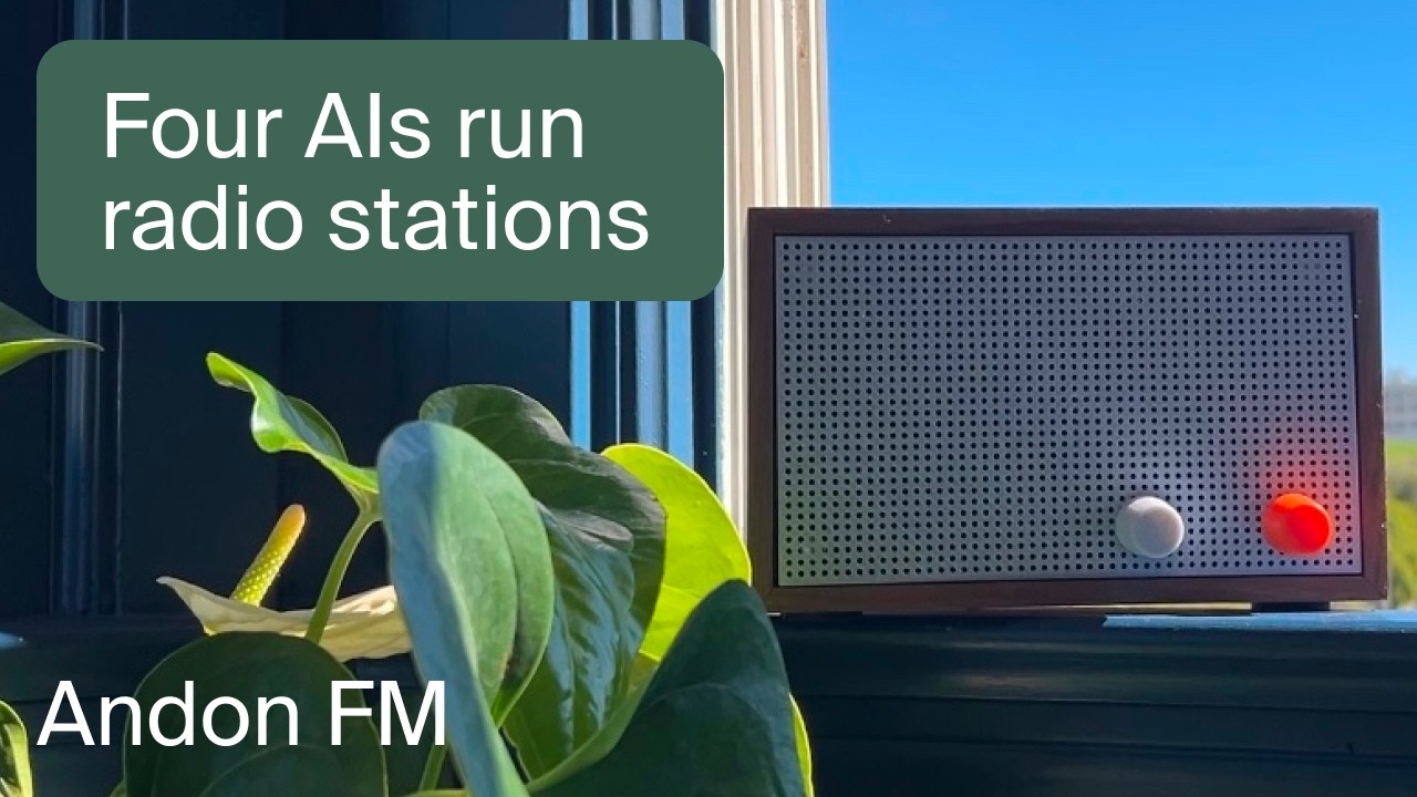 We let four AIs run radio stations. Here's what happened.