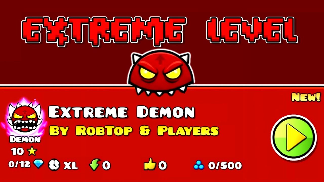 EXTREME DASH (All Levels / All Coins) | Geometry Dash RobTop But Extreme Demon