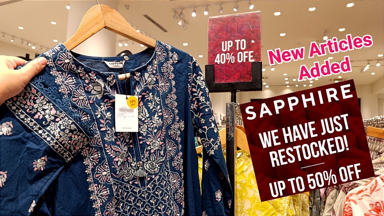 Sapphire Sale 2024 Flat 50%Off♥️Sapphire New Collection on sale😱Sapphire Winter Sale♥️