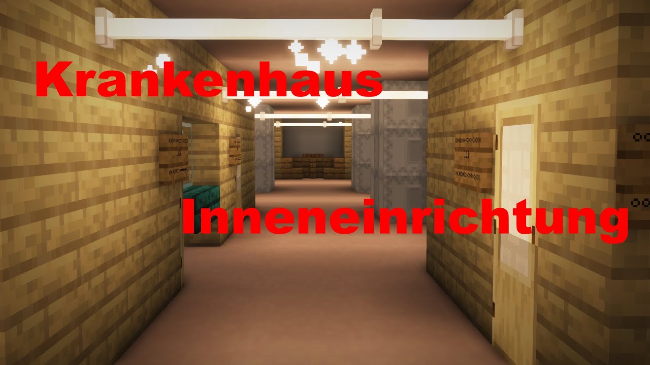 Minecraft Krankenhaus Einrichtung | Inneneinrichtung | Tutorial | TheMoGamer