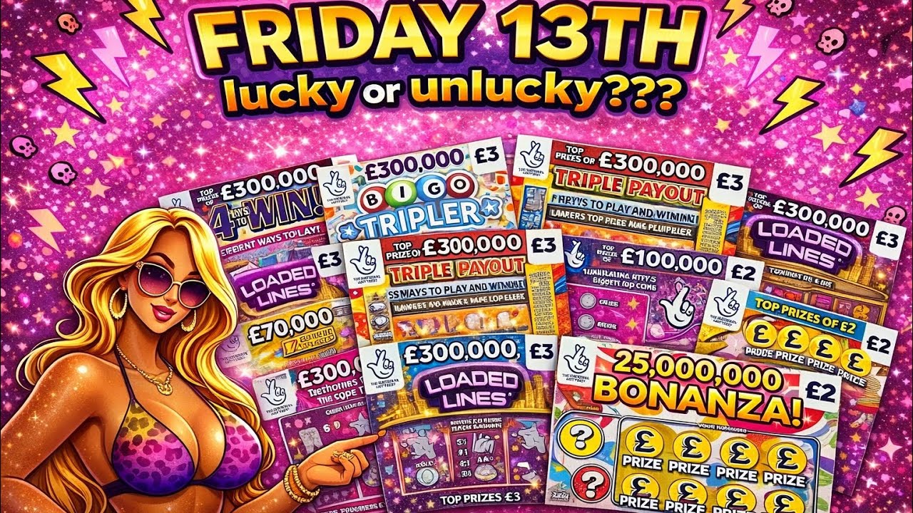 💵PROFIT SESSION💵on Friday 13th #scratchcards #lottery #fyp