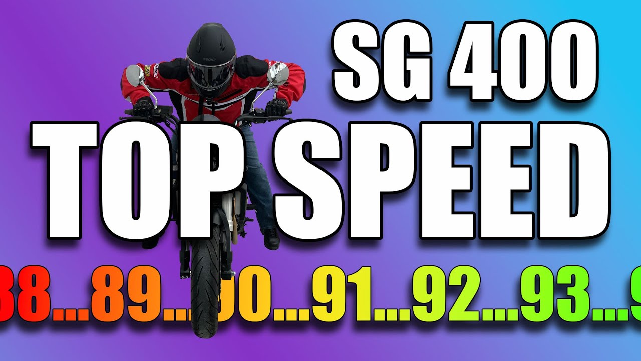 SG 400 - Top Speed Run - RUSI 400 - CYCLONE 400