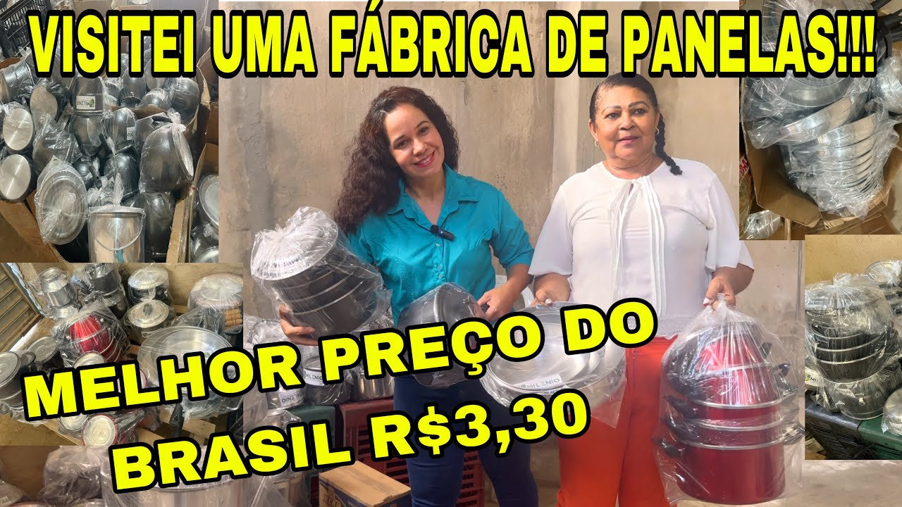VISITEI UMA FÁBRICA DE PANELAS EM CARUARU!!!MOSTREI TUDO PRA VOCÊS…