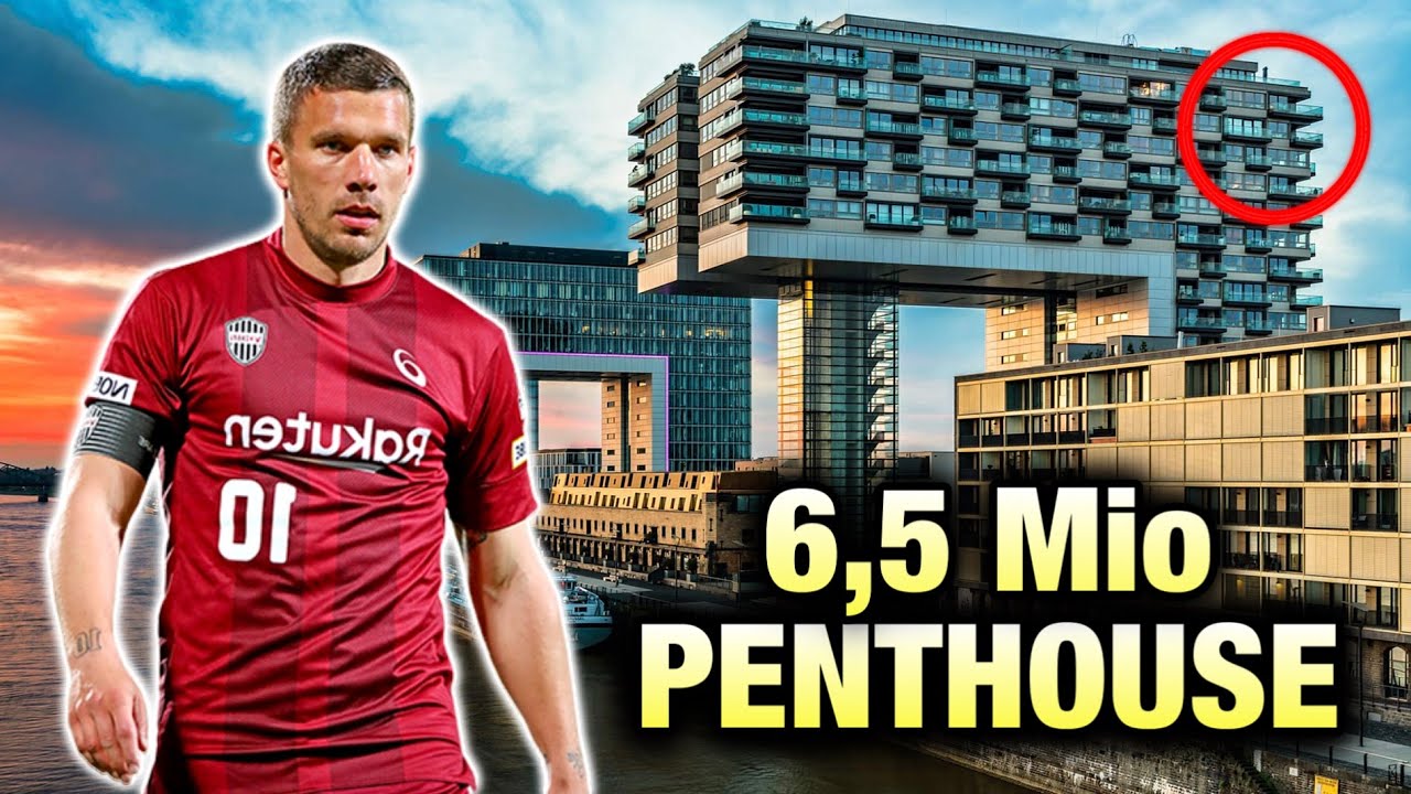 LUXUS WOHNUNG von LUKAS PODOLSKI! 😱🔥 Besichtigung in ￼Köln
