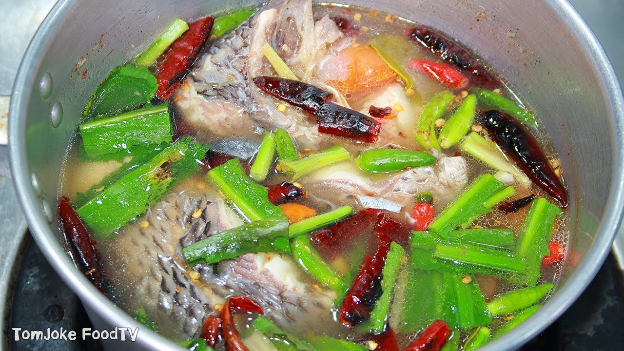 ต้มยำปลานิล สูตรง่ายๆแซ่บอย่าบอกใครเลยที่เดียว Fish soup recipe