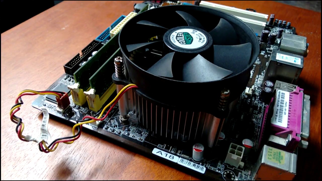como retirar o cooler do processador intel  ( cooler master )