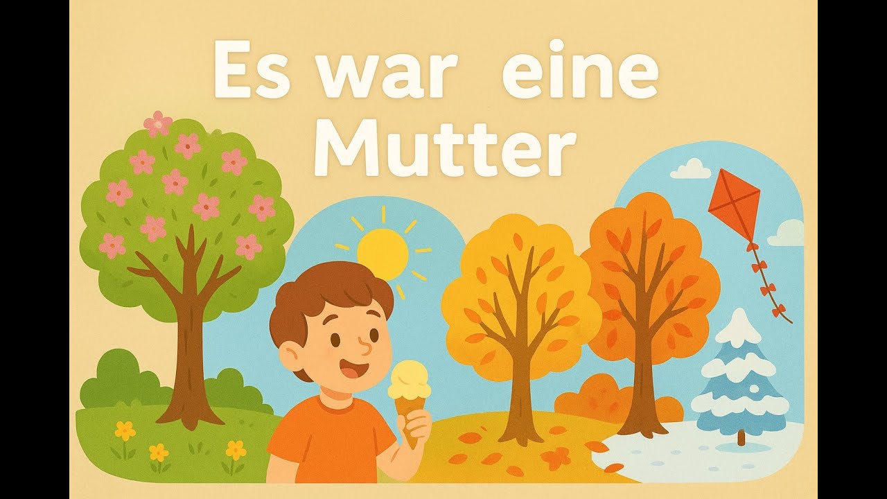 🎶Kinderlieder Hop Hop🎶 - 🌸Es war eine Mutter🌸 - deutsch