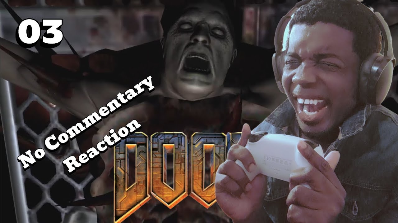 This Is Mega Scary 😨 Face Reaction Behind My Gameplay Doom 3 (No Commentary - Playthrough)