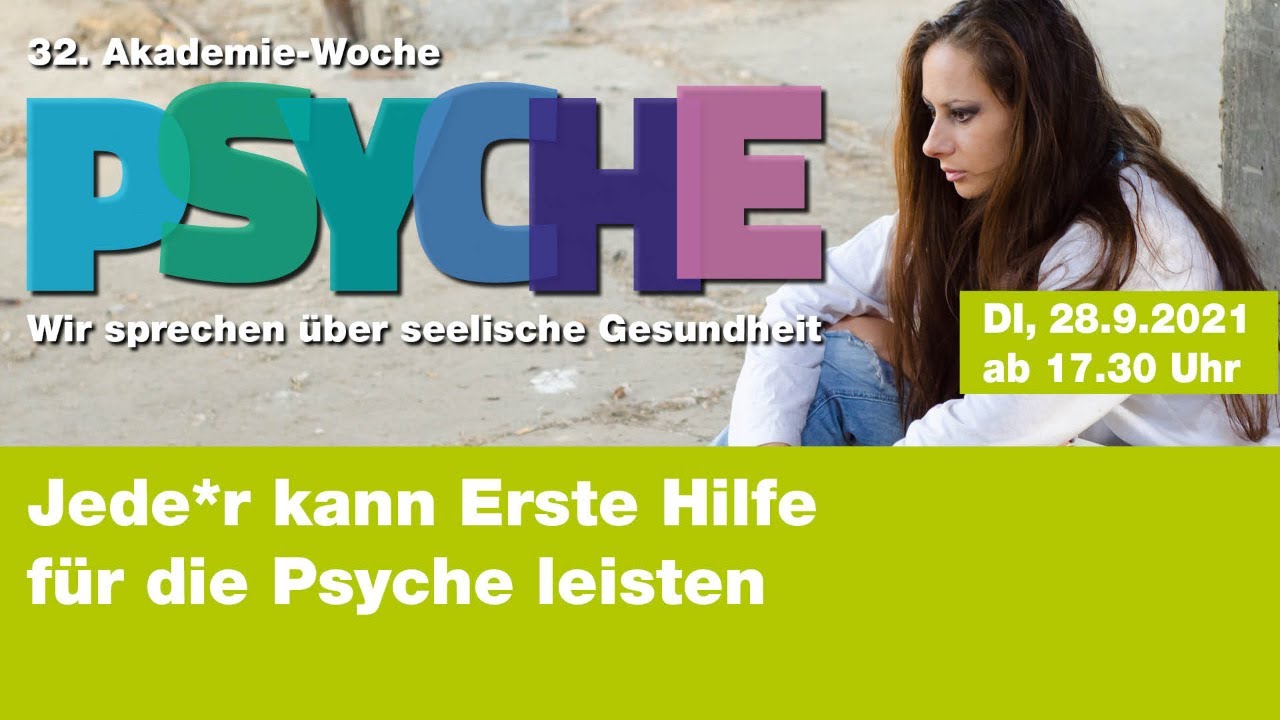 Jede*r kann Erste Hilfe f&uuml;r die Psyche leisten