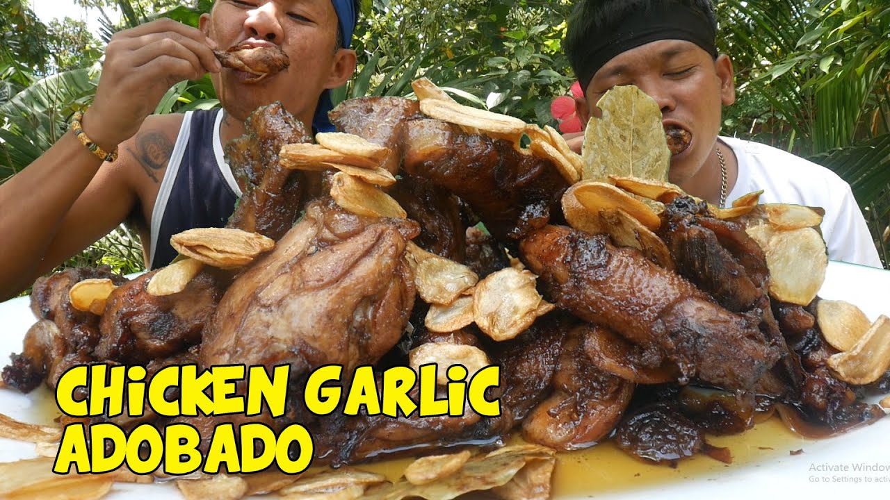 CHICKEN GARLIC ADOBADO