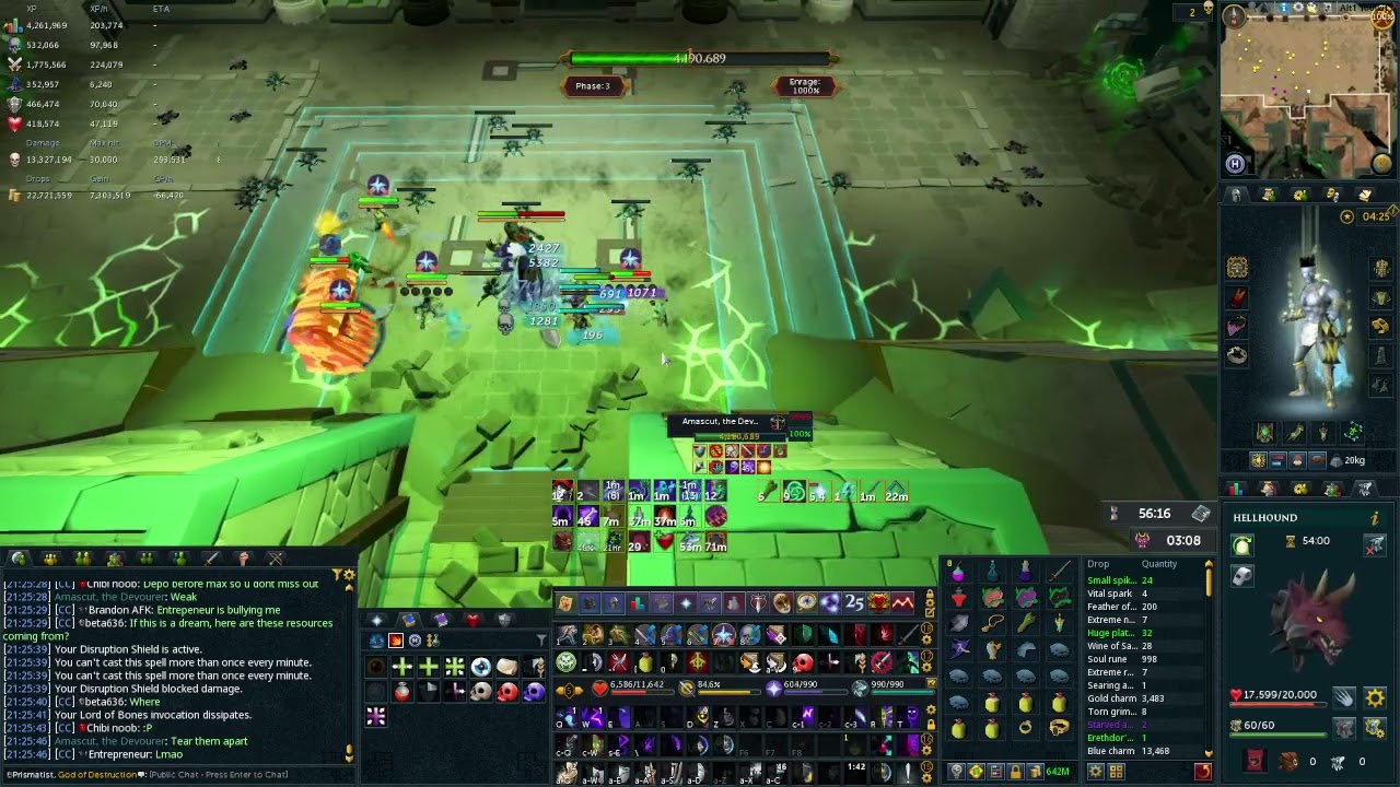 Low Effort 1k Necro Amascut Basing Guide Standard Attack Pattern (lesser bone shield, no malle buff)