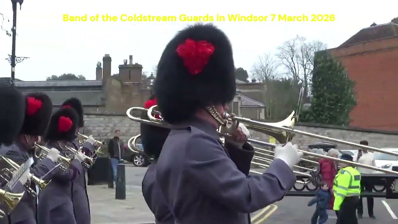 Band of the Coldstream Guards in Windsor 7 March 2026