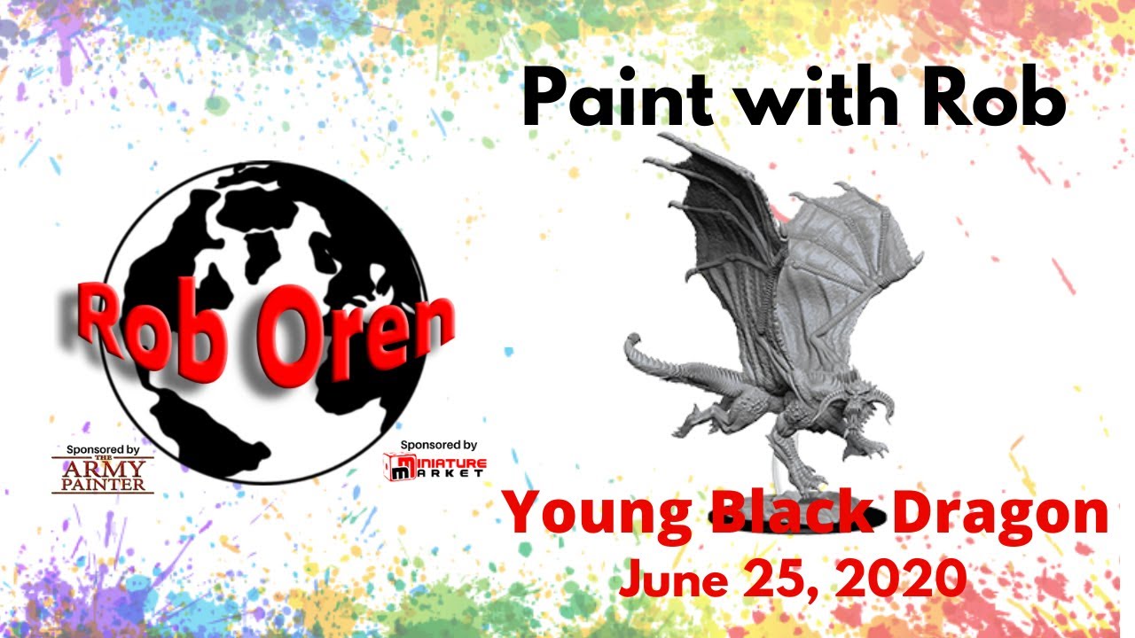 Рисуй с Робом: Wizkids Young Black Dragon