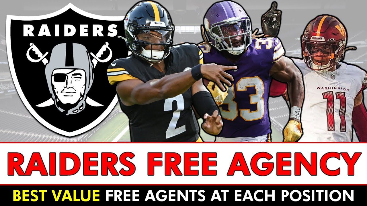 Raiders Free Agency: The BEST VALUE NFL Free Agents At Each Position For Las Vegas In 2025