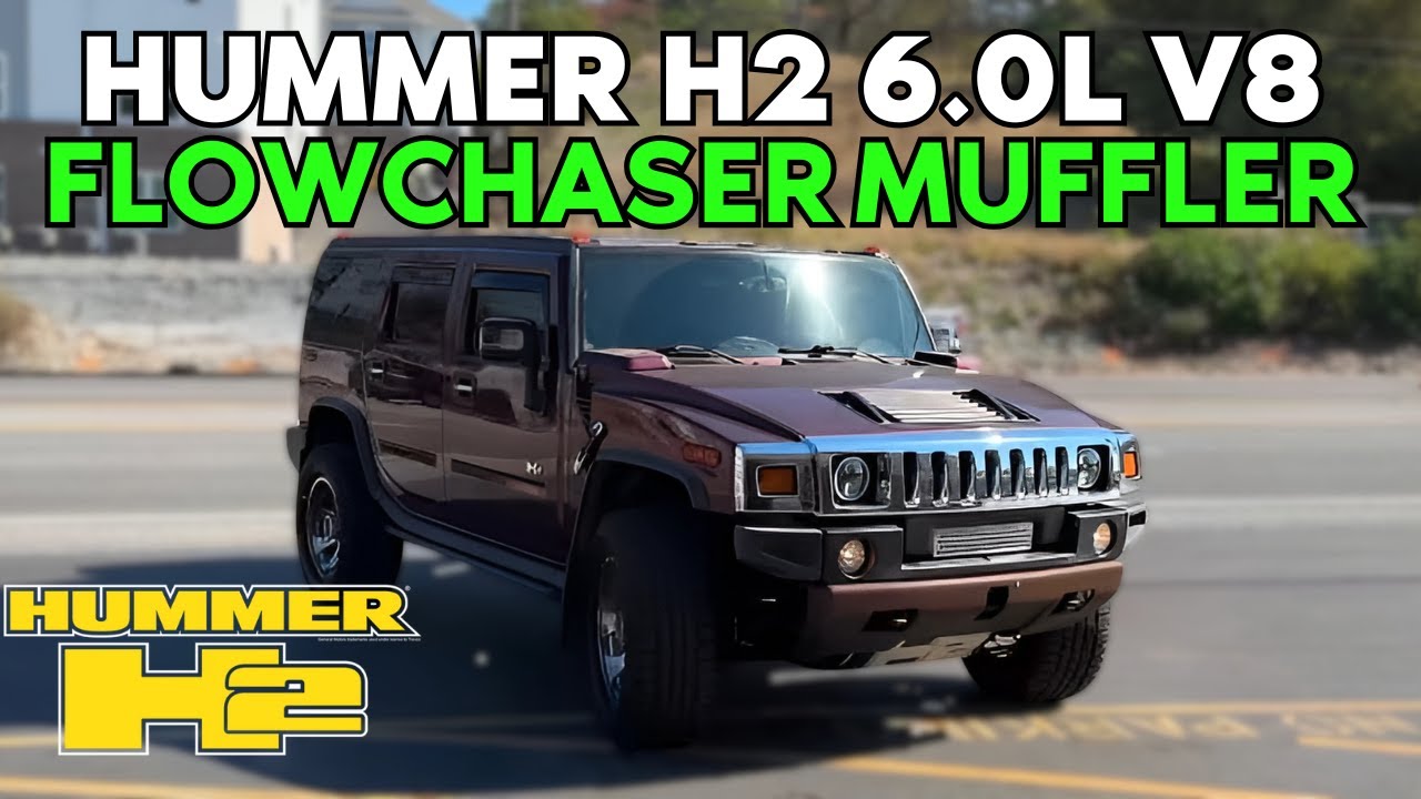 2006 Hummer H2 6.0L V8 Exhaust Sound w/ Flowchaser Muffler!