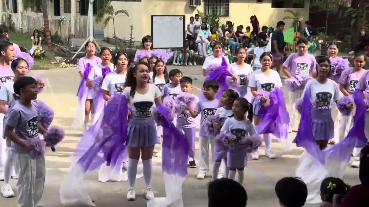 Purple team cheer dance competition 2026