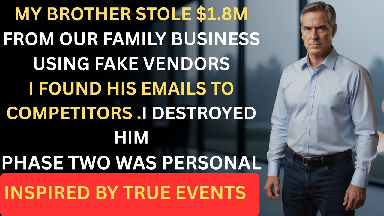 My Brother Stole $1.8M from Our Family Business — I Destroyed Everything He Built Next....
