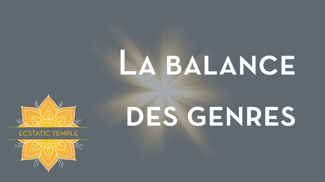 La balance des genres dans nos évènements