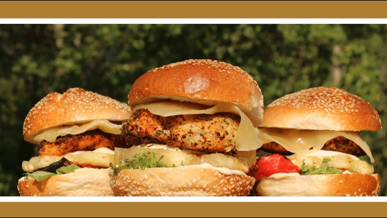 Ananas Chicken Burger 🍍😍🍔🔥برجر الدجاج مع الأناناس
