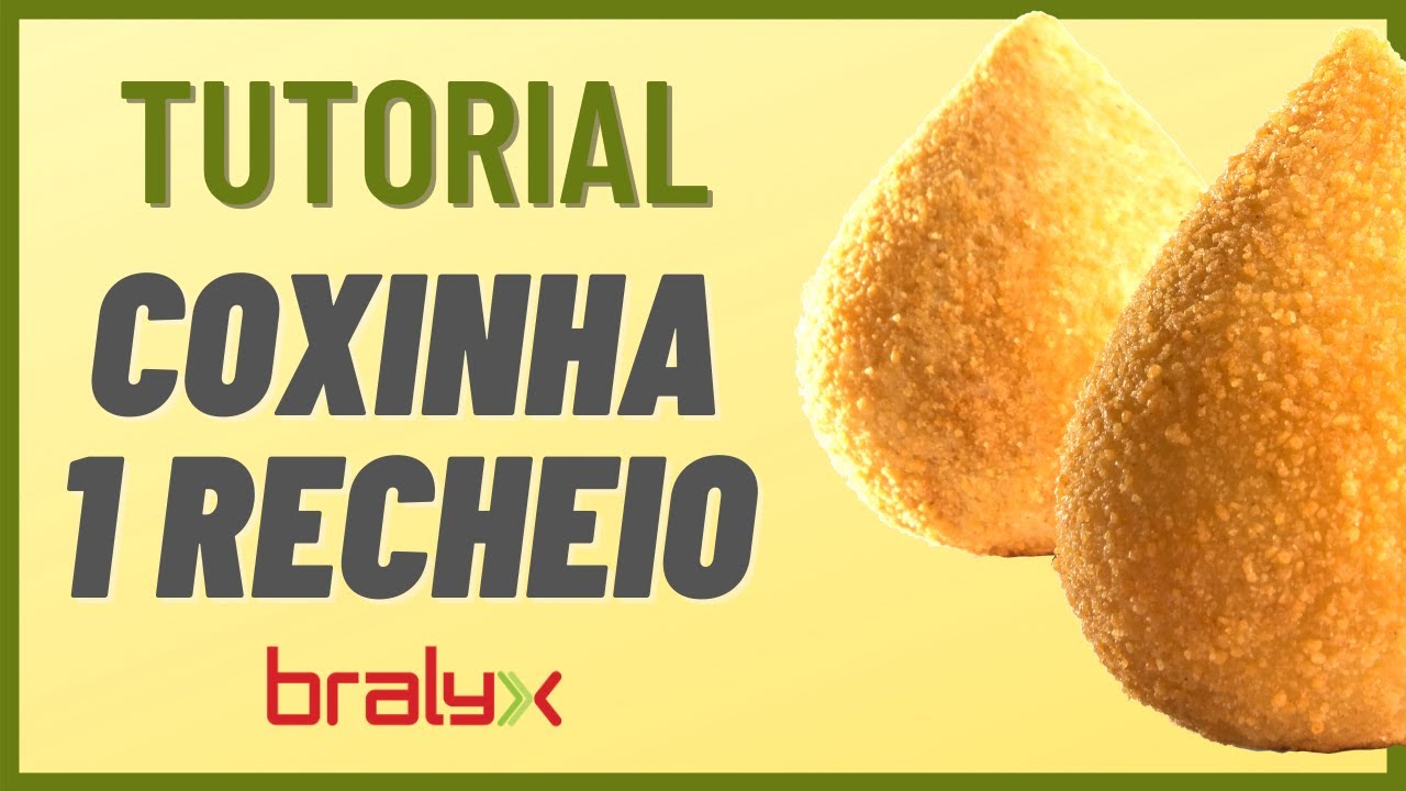 Como fazer COXINHA DE FRANGO |Máquina de Salgados LUNA | Passo a Passo | BRALYX
