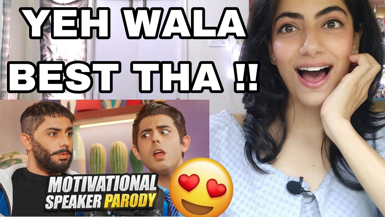@CarryMinati MOTIVATIONAL SPEAKER PARODY | REACTION