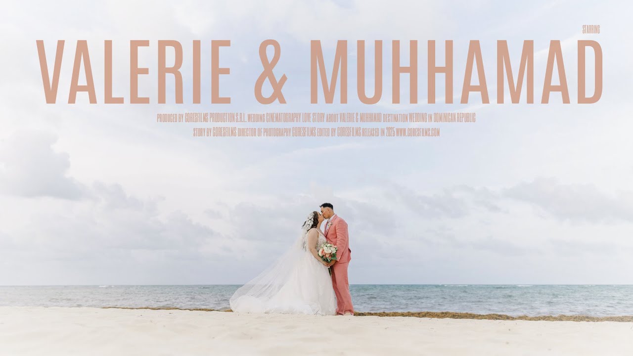 Kukua Beach Club Punta Cana Wedding Valerie + Muhammad Teaser