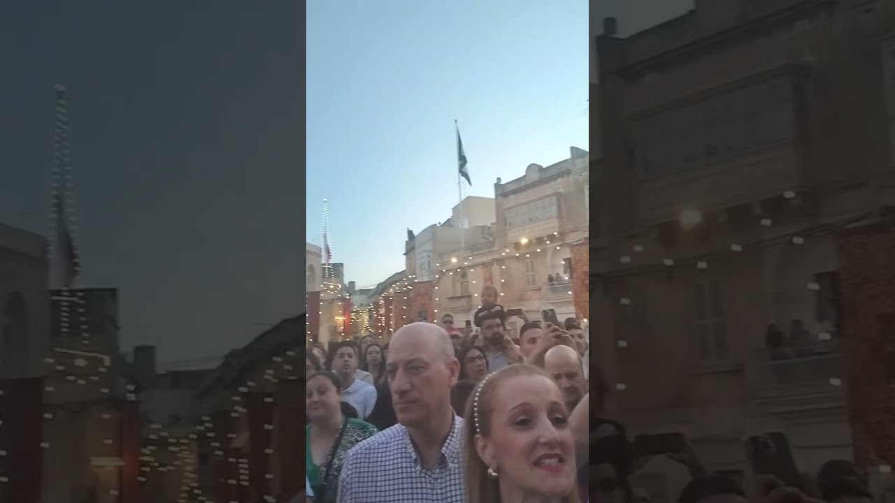 Il-hrug tal-purcissjoni tal-festa ta Santu Kruc gewwa Birkirkara tas-sena 2025